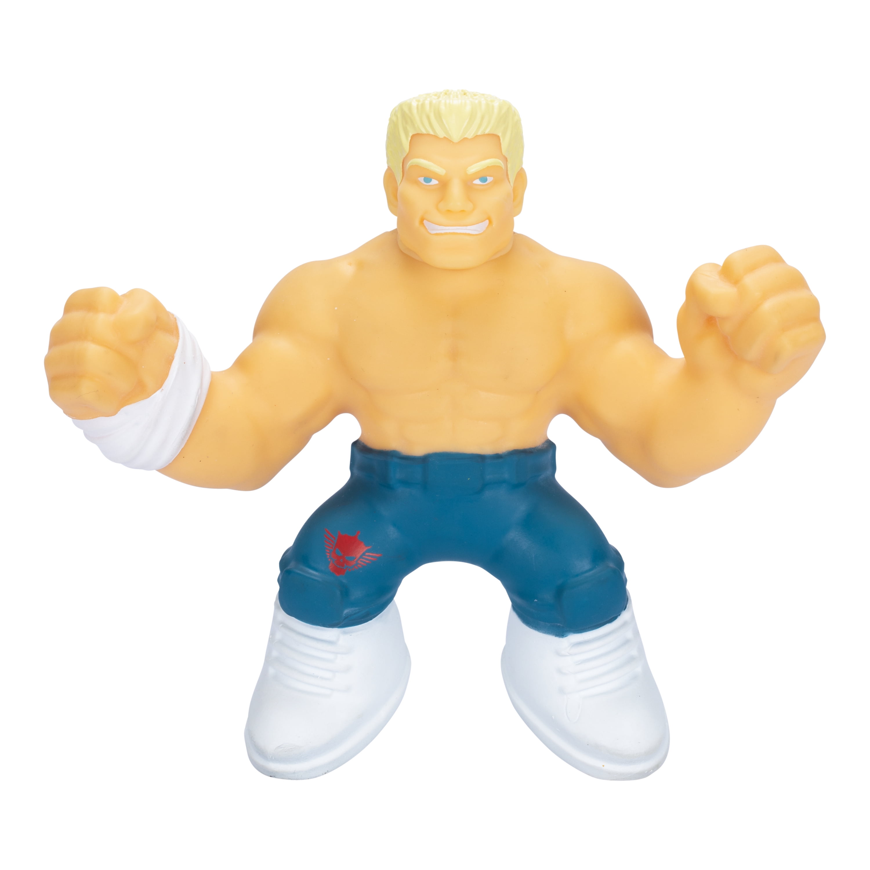 Heroes of Goo Jit Zu WWE Superstars Roman Reigns and Cody Rhodes, Stretchy Action Figures Ages 4+