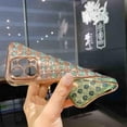 thumbnail image 4 of Glitter Case Compatible with iPhone 13 Pro Max Cute Case for Women Girls, Luxury Crystal Shiny Bling 3D Diamond Jewelry Rhinestone Slim Soft TPU Bumper Protective Sparkly Cover Girly Case Green, 4 of 8