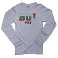 thumbnail image 1 of Bulgaria Golf - Olympic Games - Rio - Flag Men's Long Sleeve Grey T-Shirt, 1 of 2