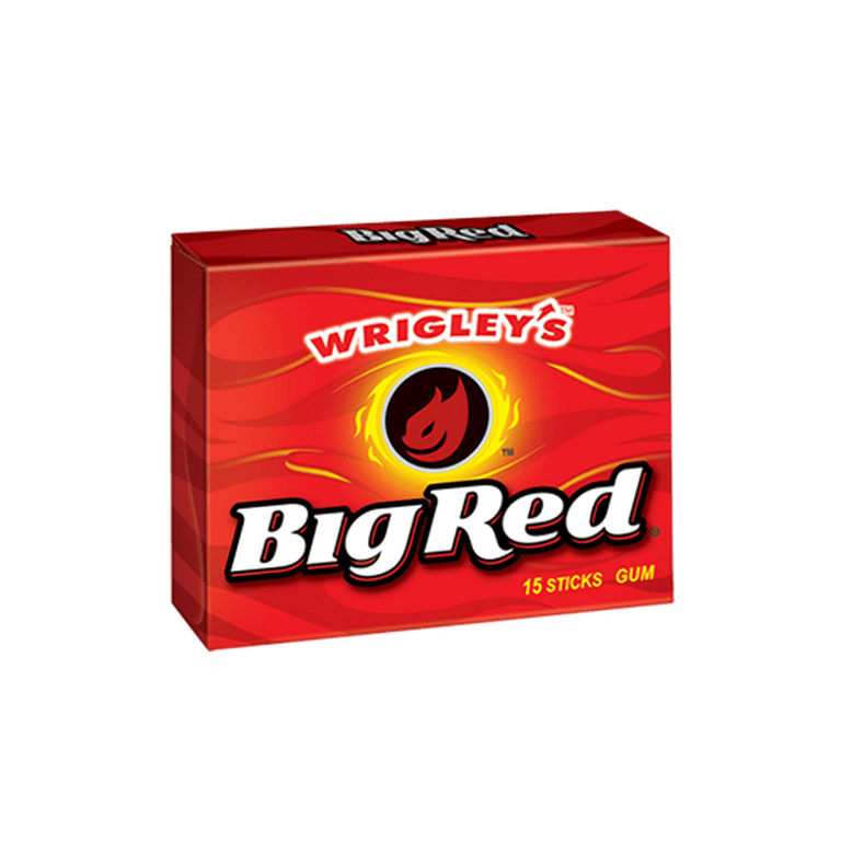 jeg lytter til musik forklare Grand Wrigley's Big Red Cinnamon Gum, 15-Stick Pack (10 packs) - Walmart.com
