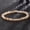 Champagne, variant on Elegant Austrian Style Crystal Beaded Bracelet for Women - Simple & Fashionable Stretch Bangle