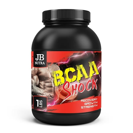 BCAA - Tasty, Natural Fruit Punch - Reduces Muscle Soreness, Prevents Muscle Loss, Enhances Protein Synthesis, Fat Burn, Hormone Balance, Improves Insulin Health - Branch Chain Amino Acids - JB