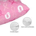 thumbnail image 3 of Balery Breast Cancer Awareness (3) Funda de Cojín Estampada, Regalos para Mujeres, Regalos de Amor para Ella, Regalos para Novia o Esposa, Funda de Almohada-20"x30", 3 of 6