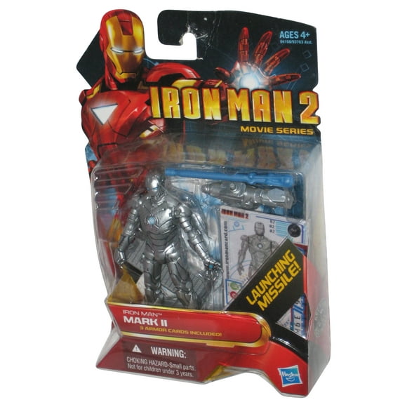 Marvel Iron Man 2 Movie Mark II (2009) Hasbro 3.75 Inch Figure #03 - (Card Minor Wear)