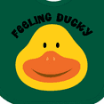 thumbnail image 4 of Inktastic Duck Feeling Ducky Boys or Girls Baby Bib, 4 of 4