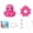 Pink, variant on Luyimi 11.18" Octopus Water Pump for Kids Water Table, Electric Water Table Pump, Universal Water Pump for Water Table Accessory, Water Table with Pump for Toddlers Summer Outdoor Play Pink