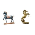 thumbnail image 1 of Elegante Escultura De Caballo Hecha A Mano Para Escritorio, Sala De Estar, Estantería, Mesa, Adorno Fengshui Para Hoteles, Estanterías, Chimenea, Ligero., 1 of 8