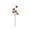 Brown, variant on 1 Pc Artificial Velvet Pumpkin Branch, 24.4" Fake Mini Faux Fall Stem Fake Pumpkin Stem for Autumn Farmhouse Halloween Thanksgiving Decor (White)