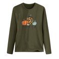 thumbnail image 2 of Babysbule Fall Tops for Women It's Fall Yall Woman Round Neck Print Pullover Tops Long Sleeve Blouse, 2 of 3