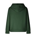 thumbnail image 7 of Hilzaten Hooded Sweatshirt for Women Long Sleeve Pullover Graphic Drop Shoulder Kangaroo Pocket Sweatshirt for Women, 7 of 7