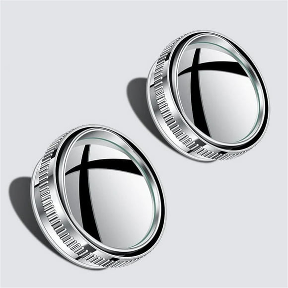 Reversing Suction Cup Small Round Mirror 360 Degree Wide Angle High-definition Rearview Mirror For Automobiles 2pcs