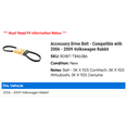 thumbnail image 2 of Accessory Drive Belt - Compatible with 2006 - 2009 Volkswagen Rabbit 2007 2008, 2 of 2