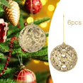 thumbnail image 1 of Adornos navideños colgantes Soledad 6 bolas dorado, 1 of 10