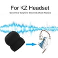 thumbnail image 1 of Audífonos 6 piezas de reemplazo de auriculares de silicona para auriculares KZ LZ A4 DZ9 (negro) Universal  Accesorios Electrónicos, 1 of 7