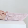 thumbnail image 5 of Coerni Winter Warm Socks for Kids Toddler Children's Socks Thin Mesh Mid Calf Socks Girls Big Bow Baby Socks High School Girl Gift Ideas, 5 of 6