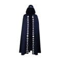 thumbnail image 1 of Capa con capucha Irfora Capa con capucha de Halloween Cabo unisex Hombres Mujeres Capa larga Disfraces de rol Disfraces de cosplay Outwear Cabo gótico medieval Accesorios de fiesta de Hallow Irfora Capa con capucha, 1 of 5