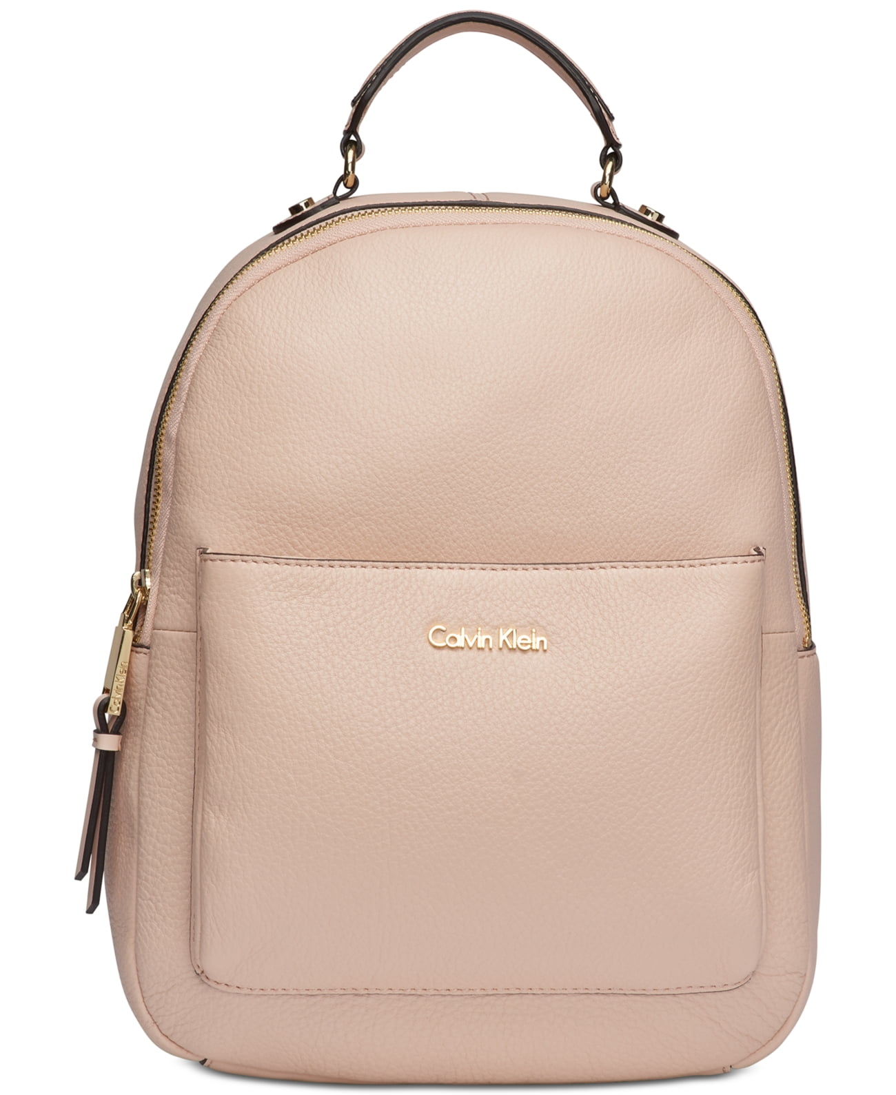 small beige backpack