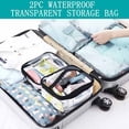 thumbnail image 1 of Cqxid Home Textile Storage Under $10 Rinse Cosmetics Bag And Wash Portable And Travel 2PC Transparent Housekeeping & Organizers, 1 of 6