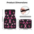 thumbnail image 5 of Naloa Breast Cancer Car Foot Mat Set of 4 Pieces - Universal Floor Liner Neoprene Full Set Floor Mats for Cars Trucks SUV, 5 of 7