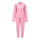 thumbnail image 2 of Gibobby Sudaderas de Forro Polar y Pantalones Top suelto de color sólido de talla grande para mujer con traje casual con forro polar de manga larga(Rosa,M), 2 of 3
