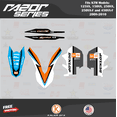 thumbnail image 3 of Kalair GFX Graphics Kit for Ktm Motocross 4-STROKE 250SX-F and 450SX-F (2008-2010) Razor Series, 3 of 5