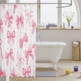 thumbnail image 3 of Brythos Shower Curtains,Suitable for Home and Commercial Spaces Shower Curtains for Bathroom,Reinforced Metal Grommets Fabric Shower Curtain,Style2,35"X72", 3 of 6