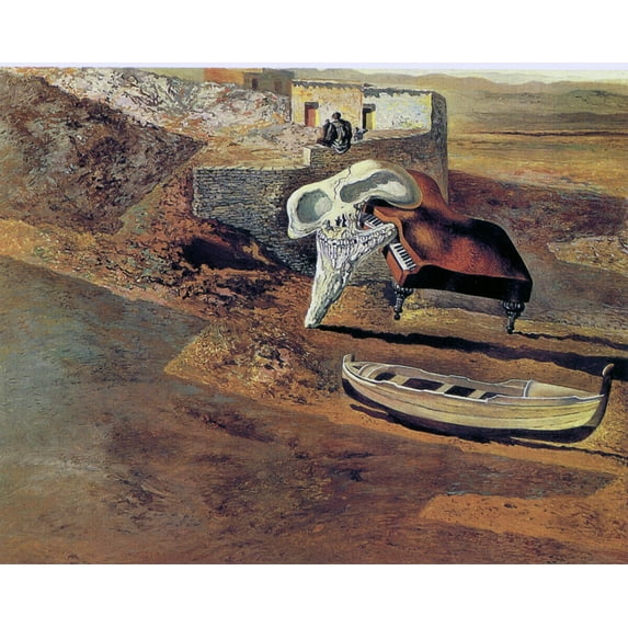 Dali - Atmospheric Skull - CANVAS OR PRINT WALL ART