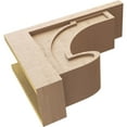 thumbnail image 6 of 10"W x 30"D x 20"H Classic Alma Rough Cedar Woodgrain TimberThane Corbel, Primed Tan, 6 of 6