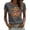 Dark Gray#9527, variant on Women's Cinco De Mayo Short Sleeve T-Shirts Crew Neck Skeleton Dabbing Tshirts Mexican May 5Th Tee Tops for Women