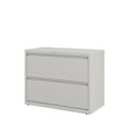 thumbnail image 4 of Hirsh Pro 36 Inch Wide 2 Drawer Metal Lateral File Cabinet for Home and Office, Holds Letter, Legal and A4 Hanging Folders, Gray, 4 of 7