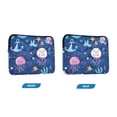 thumbnail image 7 of FORMRS 15"-15.6" Laptop Sleeve Protective Case Soft Carrying Quilted Computer Bag Cover, Light Pink Jellyfish, 7 of 7
