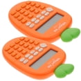 thumbnail image 4 of 2 Pcs Calculatrices Électroniques en Forme de Carotte Calculatrices Portables 12 Chiffres pour Étudiants, 4 of 7