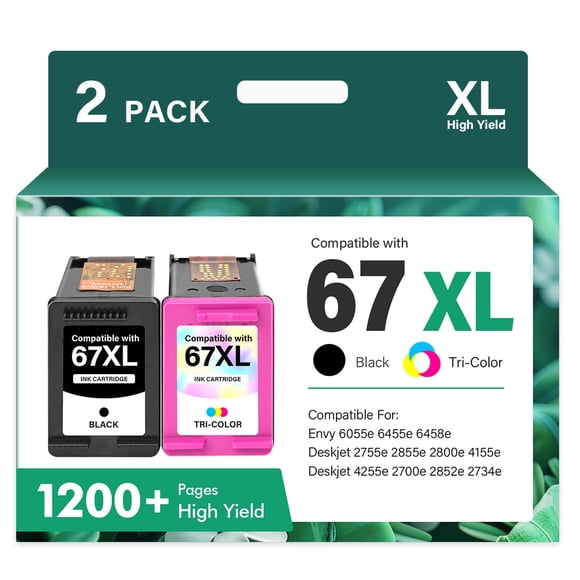 Cartuchos de tinta Cool Toner 67XL Paquete combo negro/color 2 unidades
