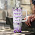thumbnail image 4 of Women 70th Birthday Tumbler,70 Year Old Women Gifts Ideas-Women Birthday Insulated Tumbler With Handle and Straw (70th), 4 of 6