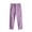 Purple, variant on FAIWAD Girls School Uniform Pants Elastic Waist Dressy Casual Trousers with Pockets Kids Solid Color Pencil Pants