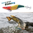 thumbnail image 2 of Señuelos de pesca de camarones de madera luminosa de 14cm y 20g cebo Wobbler Artificial (8) Hugtrwg Para estrenar, 2 of 8