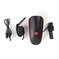 thumbnail image 3 of Bicicleta Luz LED Advertencia Dimmable IP44 Impermeable Mountain Bike Lámpara Bicicleta Brillante Ciclismo Batería Operada Tailight MTB Linterna Tipo de carga Jumpingount OD003251-01, 3 of 6