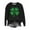 Black, variant on St Patrick's Day Sweatshirts for Women Shamrock Clover Printed Funny Ugly Shirts Long Sleeve Irish Shirts Casual Loose Oversize Charms Shirts Blouse Paddy's Day Great Parade Tops