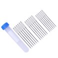 thumbnail image 4 of CHICHUMID 18pcs Hand Knitting Needles Knitting Needles Silver Metal Anti Rust for DIY Projects, 4 of 8