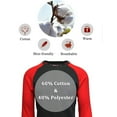 thumbnail image 4 of GBH Mens Long Sleeve Raglan Waffle Knit Tee (S-5XL), 4 of 6