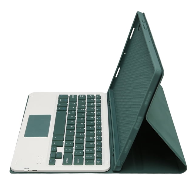 Funda con teclado desmontable Bling Bling para Galaxy Tab A8 10.5 pulgadas Verde oscuro