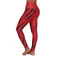 thumbnail image 3 of Effete Feline Claw Marks Scratch High Waist Yoga Leggings (AOP), 3 of 4