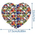 thumbnail image 3 of 1 Pce 20cm/7.8 Po Grand Jouet à Bulles Pop Fidget, Forme de Cœur Hexagone Rond, Jouet Sensoriel en Silicone Jumbo pour Enfants et Adultes (11, 01-Rond), 3 of 3