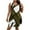 New1/Army Green, variant on Otvok Womens New Geometric Pattern Printed V-Neck Sleeveless Dress Loose Plus Size Tops