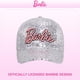 thumbnail image 3 of Gorra de béisbol Barbie a la moda para niñas, gorra de algodón rosa para niñas de 5 a 13 años, gorra ajustable con cierre a presión para el patio de recreo, viajes, uso diario, 3 of 5