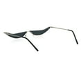 thumbnail image 4 of Unique Avant Garde Bottom Eyelash Hippie Pimp Metal Rim Sunglasses Silver Black, 4 of 4
