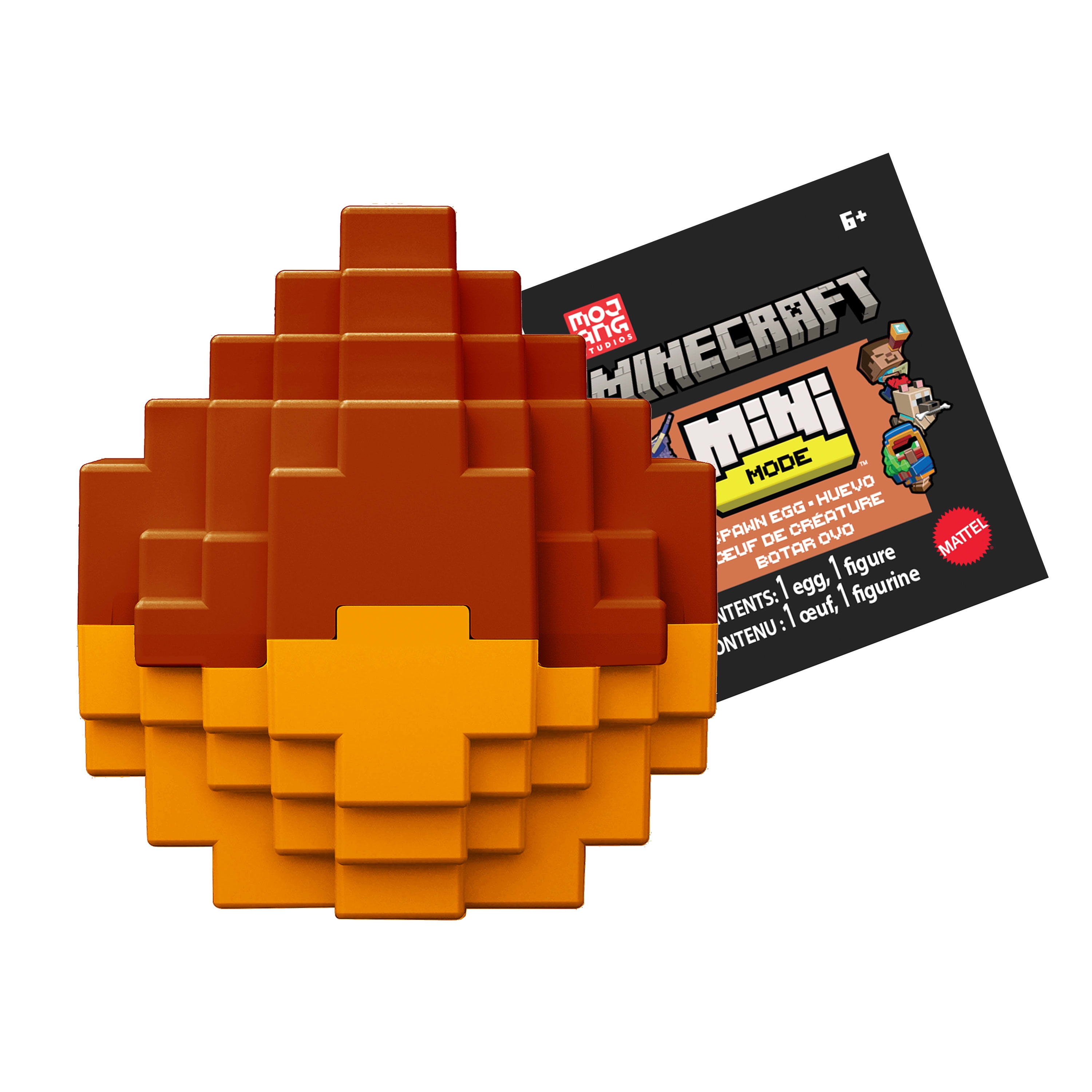 Minecraft-Mini-Mode-Spawn-Egg-with-Mini-Figure,-Badlands-Theme,-1.5-inch-Toy-(Characters-May-Vary