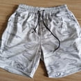 thumbnail image 4 of Shorts de Sport pour Hommes, Shorts de Gym, Shorts de Course, Shorts Décontractés avec Cordon de Serrage, Poches Camouflage, Shorts Cargo Décontractés pour Randonnée, Vert Armée L, 4 of 5