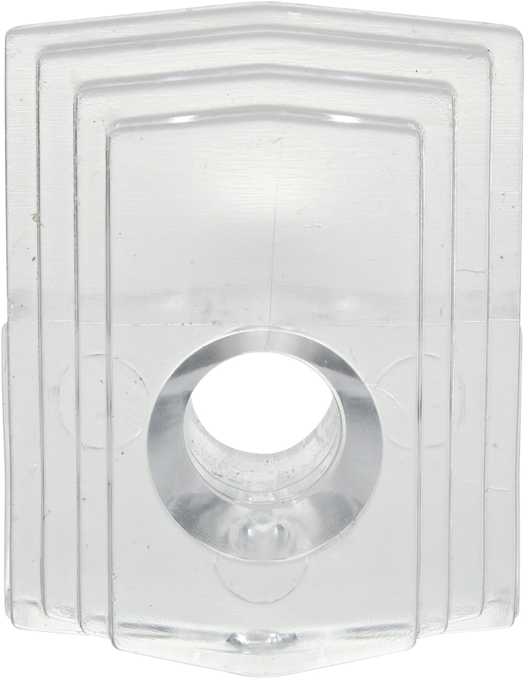 Ook Mirror Holders, Mirror Hangers, 1/8" Depth, 20 lbs, Plastic, Clear, 8 pack