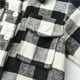 thumbnail image 5 of Gibobby Camisa&nbsp;Vaquera Chaqueta de camisa de franela para niños pequeños, chaqueta a cuadros de manga larga con solapa y botones, chaqueta con bolsillos para bebés y niñas, ab(Negro, 2-3 Años), 5 of 5